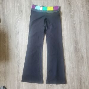 Lululemon Black and Colourful Leggings for Versatile Comfort